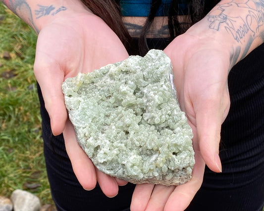 Prehnite cluster